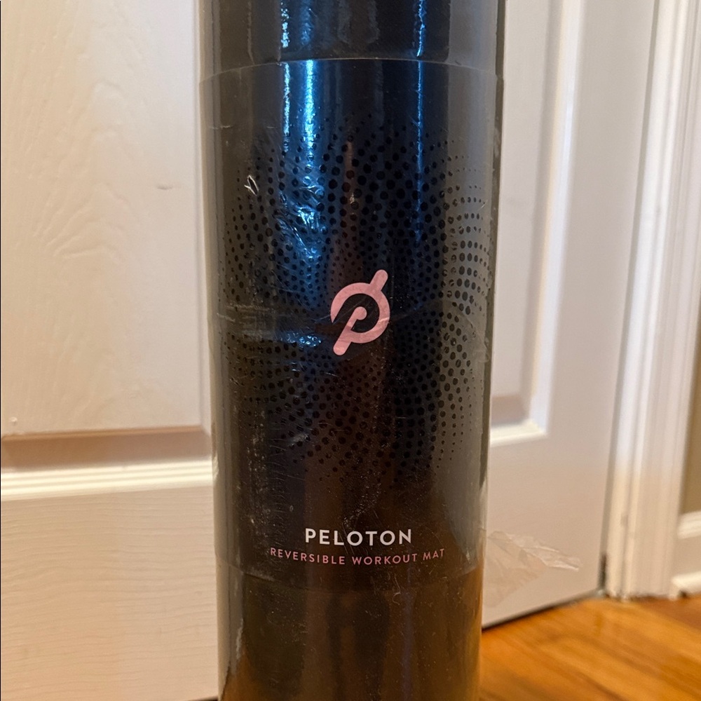 Peloton Black and Pink Reversible Workout Mat